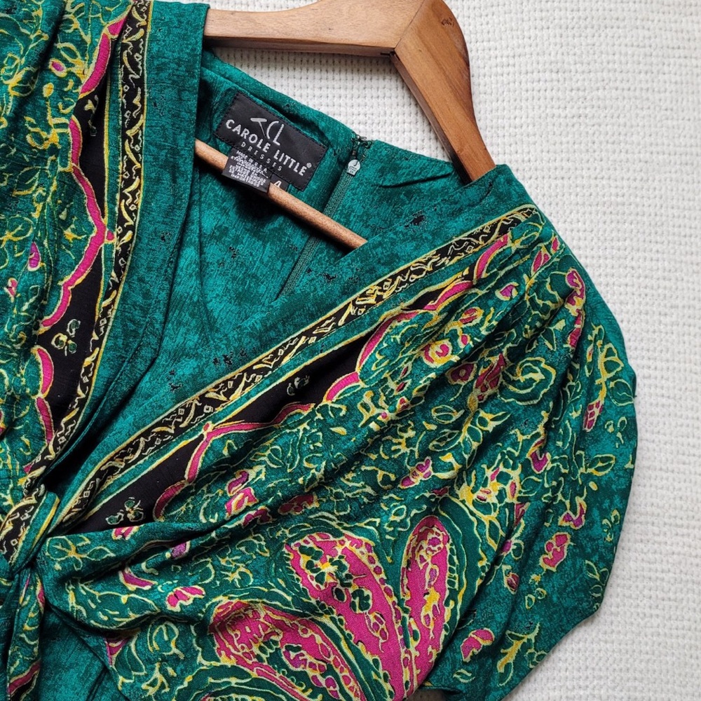 Carol Little | vintage ‘gypsy’  jumpsuit | Made in the USA | 100 rayon | size: 4